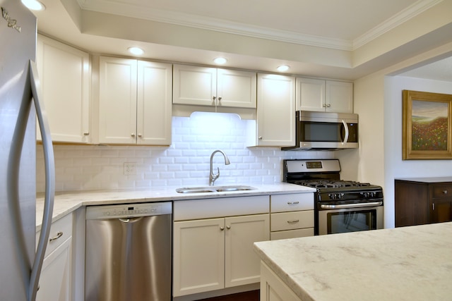 110 W Butterfield Rd Unit 214S, Elmhurst, IL 60126 - kitchen with white cabinets, stainless steel appliances, and a sink