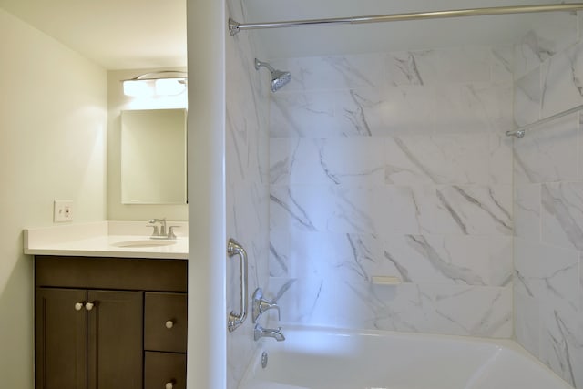 110 W Butterfield Rd Unit 214S, Elmhurst, IL 60126 - full bathroom featuring vanity and tub / shower combination