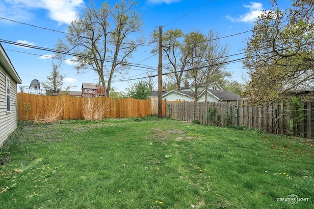 339 3rd St, Downers Grove, IL 60515 - view of yard with a fenced backyard