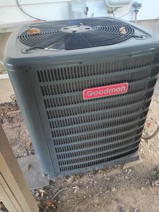 details featuring central AC unit