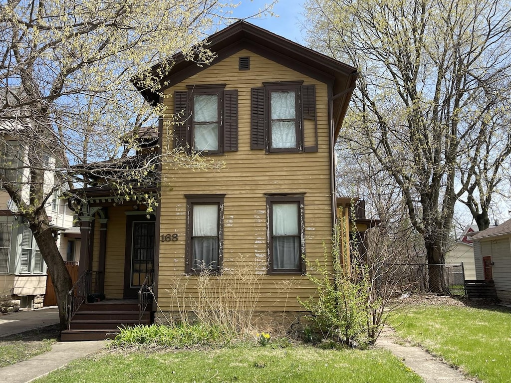 168 S Fourth St, Aurora, IL 60505 - view of traditional-style house