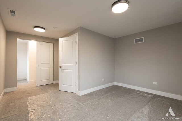 9106 S Eggleston Ave, Chicago, IL 60620 - empty room featuring baseboards, carpet flooring, and visible vents