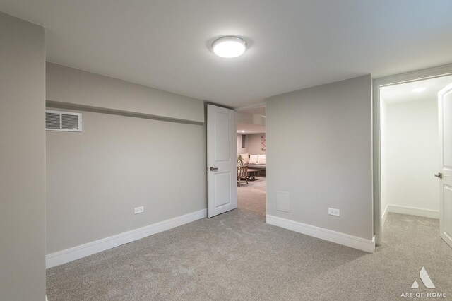 9106 S Eggleston Ave, Chicago, IL 60620 - interior space featuring visible vents, baseboards, and light carpet