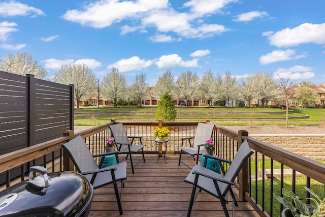 633 Bourbon Ct, Naperville, IL 60565 - view of wooden terrace