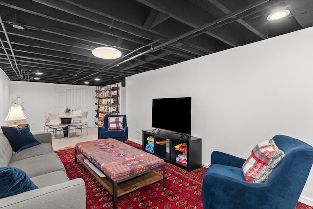 1942 Orrington Ave, Evanston, IL 60201 - living area with baseboards and carpet flooring