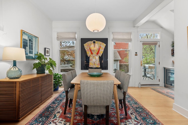 1942 Orrington Ave, Evanston, IL 60201 - dining area featuring wood finished floors and plenty of natural light
