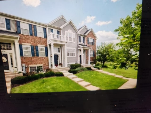 24622 George Washington Dr, Plainfield, IL 60544 - view of front facade featuring a front yard