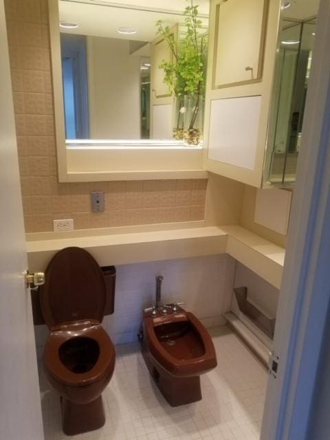 5401 S Hyde Park Blvd Unit 705, Chicago, IL 60615 - bathroom with a bidet