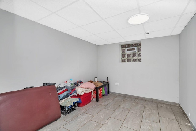 13916 S Dearborn St, Riverdale, IL 60827 - unfurnished room with a paneled ceiling