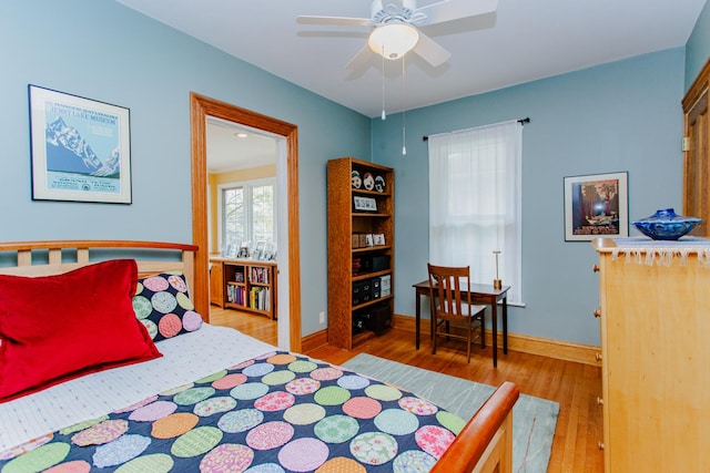 605 Ashland Ave, River Forest, IL 60305 - bedroom with baseboards and wood finished floors