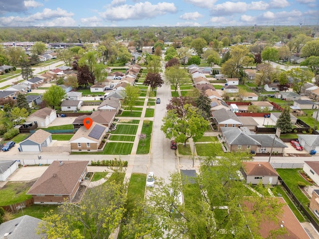 1213 N Irving Ave, Berkeley, IL 60163 - drone / aerial view featuring a residential view