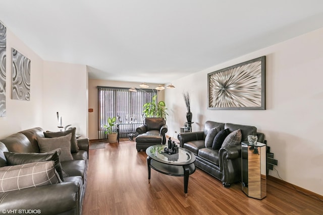 91 Frances Ln, Chicago Heights, IL 60411 - living area with wood finished floors