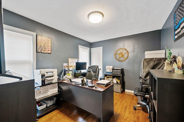 6522 S Kostner Ave, Chicago, IL 60629 - home office with wood finished floors