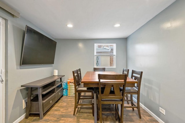 6522 S Kostner Ave, Chicago, IL 60629 - dining room with baseboards, wood finished floors, and recessed lighting