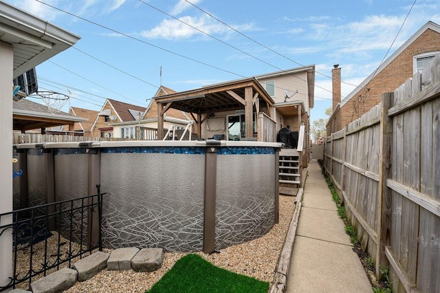 6522 S Kostner Ave, Chicago, IL 60629 - view of pool with fence