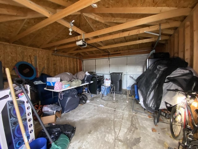 view of storage room