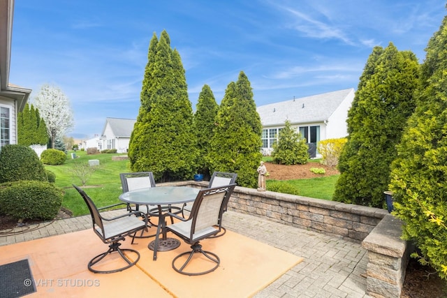 13474 Lehigh St, Huntley, IL 60142 - view of patio featuring outdoor dining area