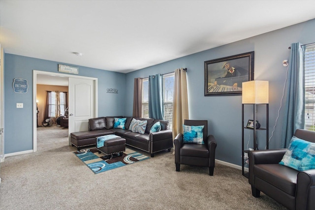 229 Stone Hollow Dr, Poplar Grove, IL 61065 - living room with carpet floors and plenty of natural light