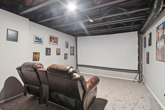 229 Stone Hollow Dr, Poplar Grove, IL 61065 - carpeted cinema room featuring baseboards