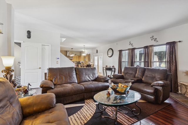 229 Stone Hollow Dr, Poplar Grove, IL 61065 - living area with wood finished floors