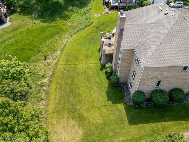 909 Prairie Ridge Ct, Burr Ridge, IL 60527 - view from above of property