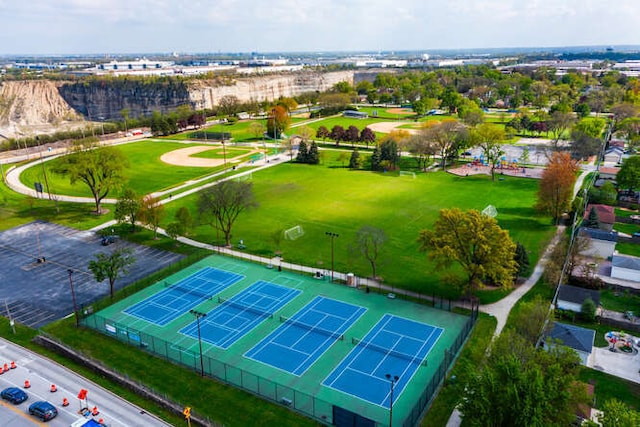 drone / aerial view