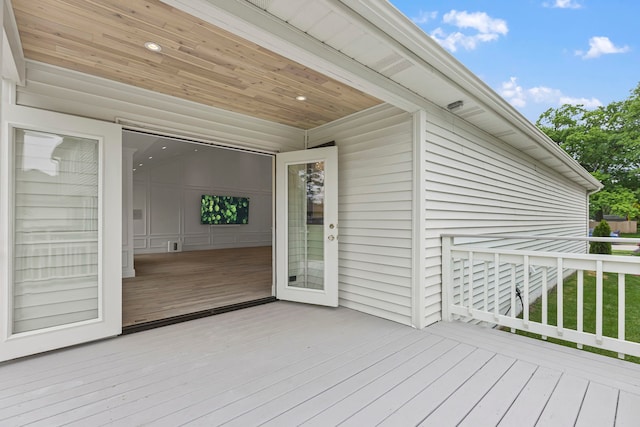 1004 Golden Ave, Woodstock, IL 60098 - view of wooden terrace