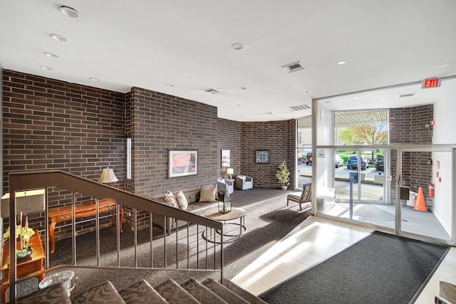 2201 S Grace St Unit 608, Lombard, IL 60148 - building lobby with visible vents