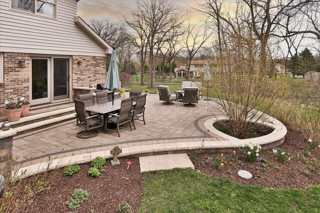 view of patio / terrace with outdoor dining space