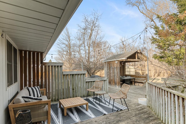 view of deck