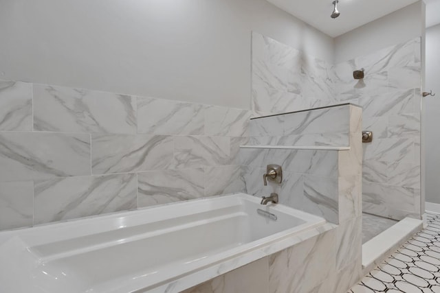840 S Cuyler Ave, Oak Park, IL 60304 - bathroom with a tile shower and a bathing tub