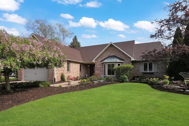 4240 Kingshill Cir, Naperville, IL 60564 - view of front of house with a front lawn and brick siding