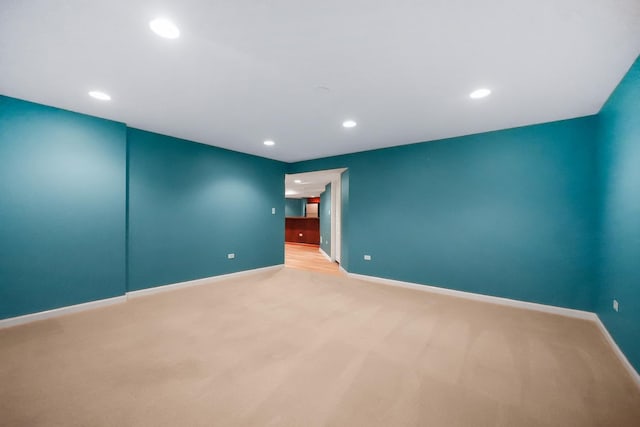 4240 Kingshill Cir, Naperville, IL 60564 - empty room featuring carpet and recessed lighting