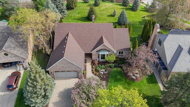 4240 Kingshill Cir, Naperville, IL 60564 - aerial view of property and surrounding area