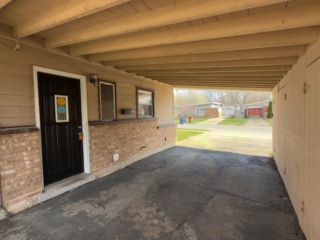 478 Talala St, Park Forest, IL 60466 - view of patio / terrace featuring an attached carport