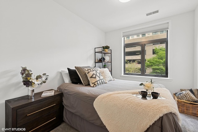 33 W Huron St Unit 309, Chicago, IL 60654 - bedroom featuring carpet flooring and vaulted ceiling