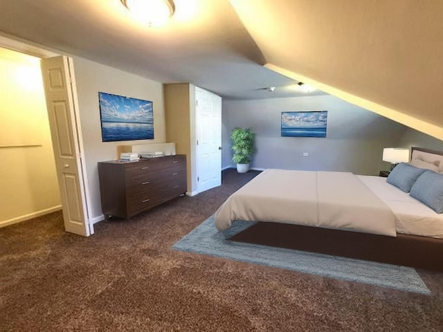 5133 W 64th St, Chicago, IL 60638 - bedroom featuring dark carpet and baseboards