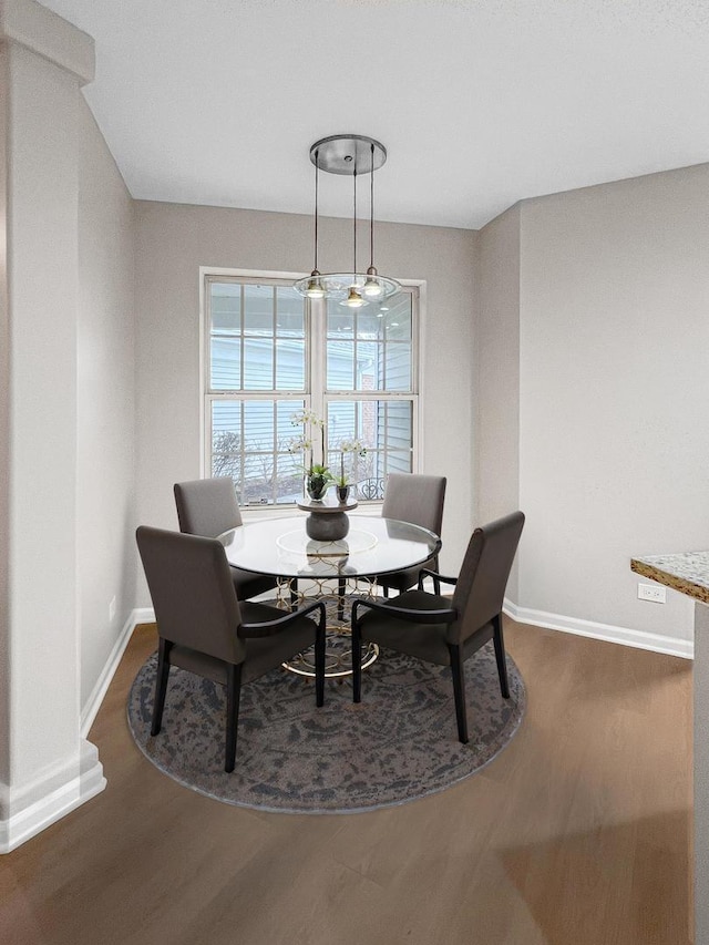 2073 Cambria Ct, Northbrook, IL 60062 - dining space featuring dark wood finished floors and baseboards