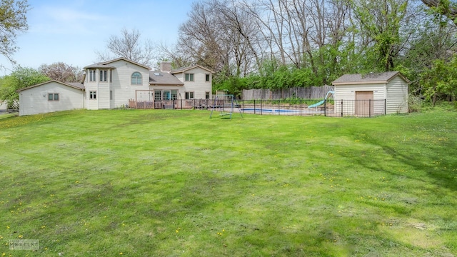 7S745 State Route 53rd Hwy, Naperville, IL 60540 - view of yard with a wooden deck