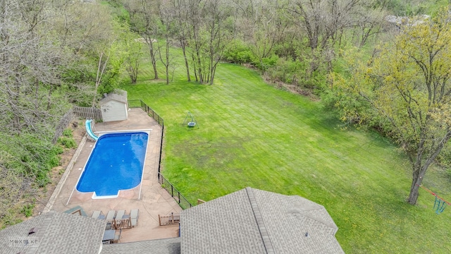 7S745 State Route 53rd Hwy, Naperville, IL 60540 - bird's eye view of a pool