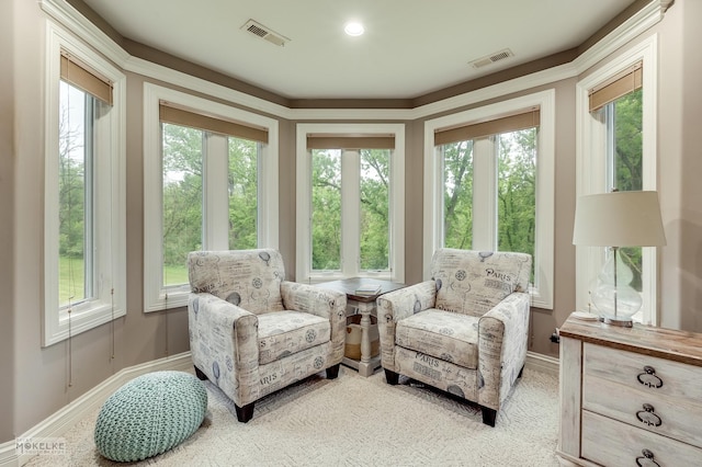 7S745 State Route 53rd Hwy, Naperville, IL 60540 - living area with plenty of natural light, baseboards, and light carpet