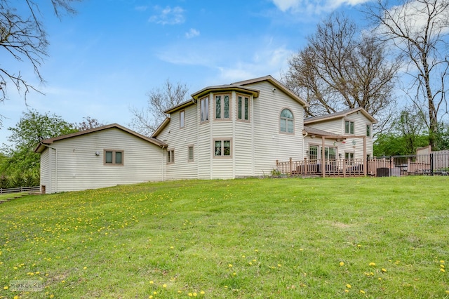 7S745 State Route 53rd Hwy, Naperville, IL 60540 - rear view of house featuring a wooden deck