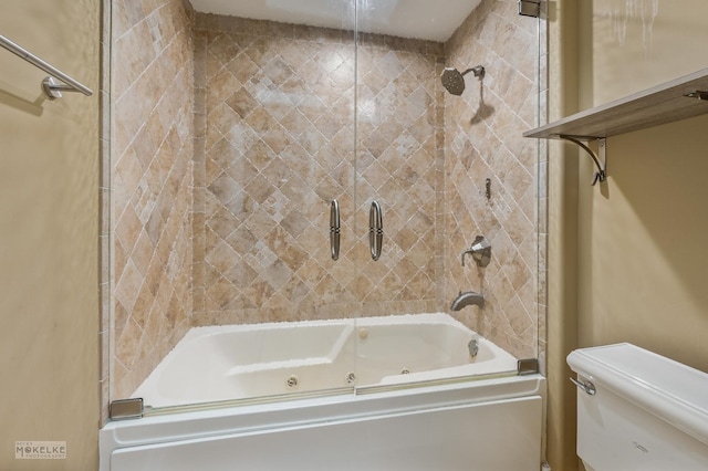 7S745 State Route 53rd Hwy, Naperville, IL 60540 - bathroom featuring a combined bath / shower with jetted tub and toilet