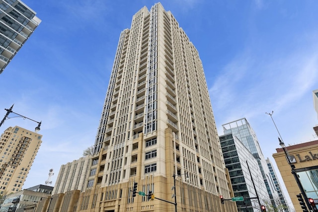 view of building exterior with a view of city