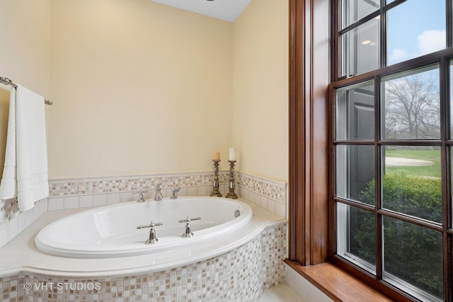 546 Oak Knoll Rd, Barrington Hills, IL 60010 - full bathroom featuring a garden tub