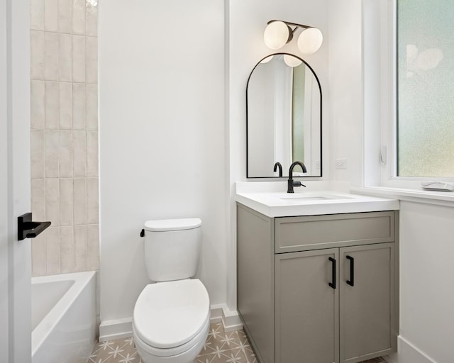 3452 N Bell Ave, Chicago, IL 60618 - full bath with vanity and bathtub / shower combination