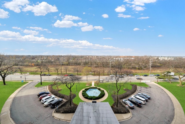 surrounding community with uncovered parking