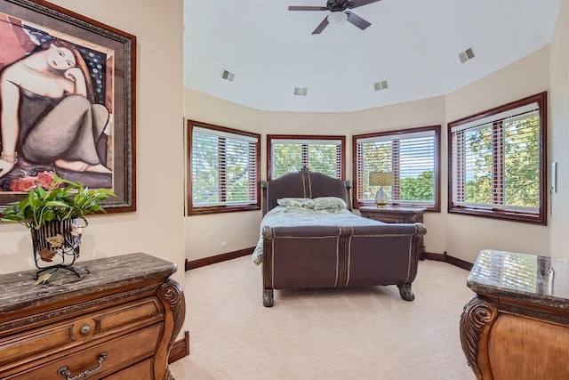 37418 N Fox Hill Dr, Wadsworth, IL 60083 - bedroom featuring visible vents and light colored carpet