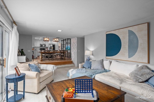 1556 Shenandoah Ln, Naperville, IL 60563 - living room with light wood-style floors