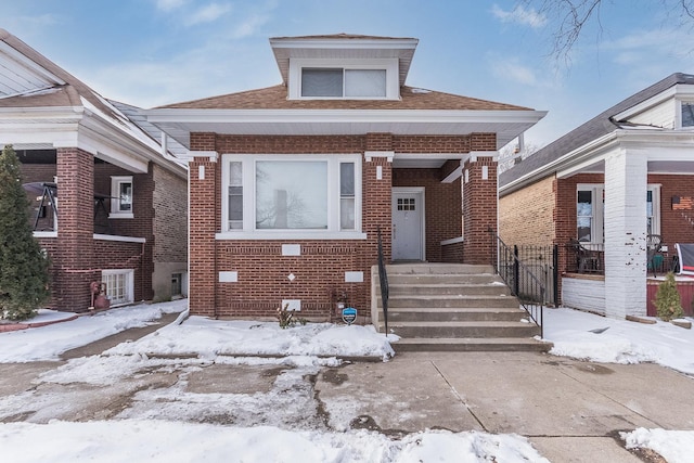7740 S Vernon Ave, Chicago, IL 60619 - view of front of home with brick siding and covered porch
